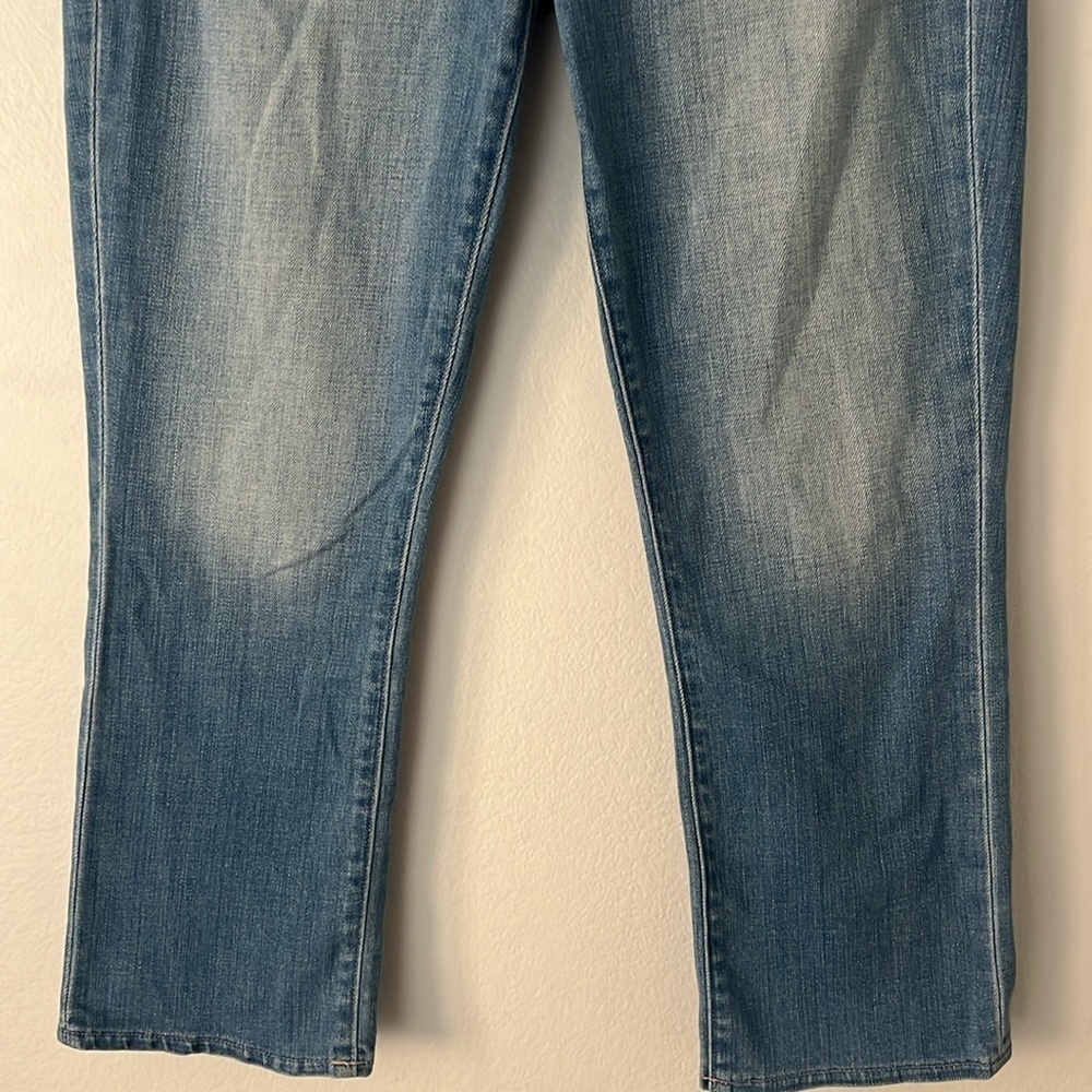 L’AGENCE Nadia High Rise Cropped Straight Rockford Blue Jeans Size 28 - Picture 6 of 11